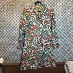 FORK Brand Floral Blazer Jacket Coat
